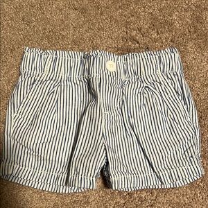Carter’s Girls Blue and White Striped Shorts